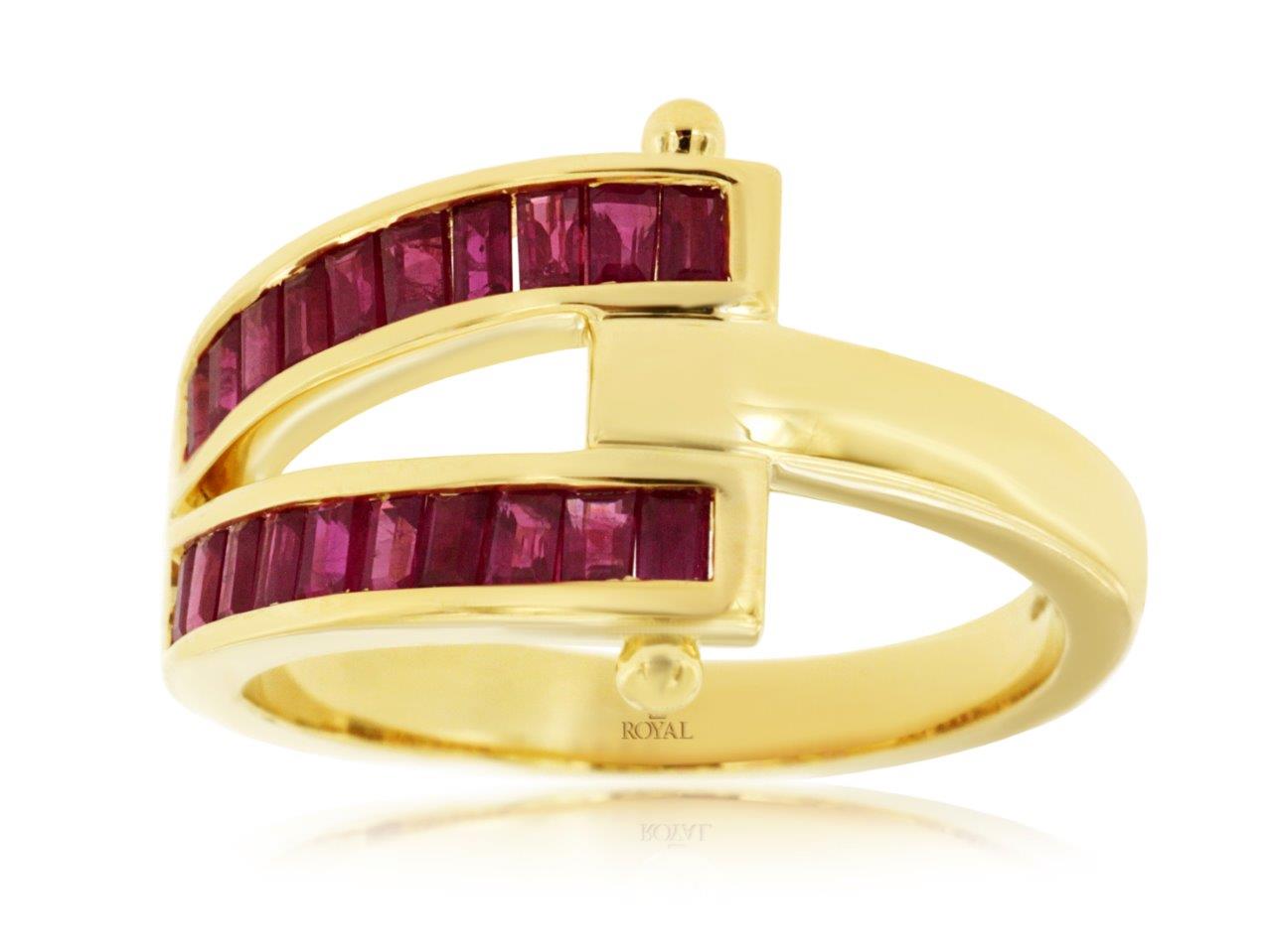 LADIES ALL RUBY RING