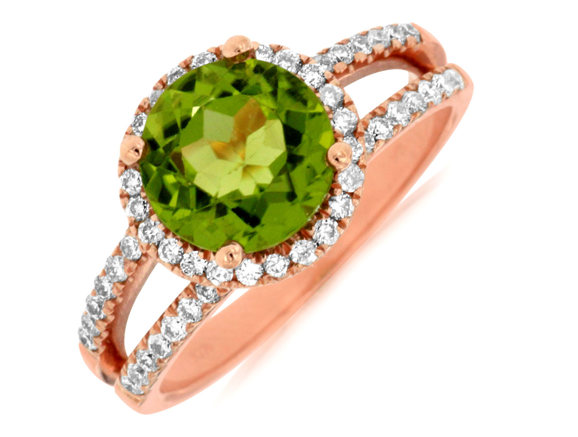 PERIDOT & DIAMOND RING