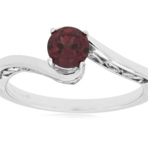 RHODOLITE & DIAMOND RING