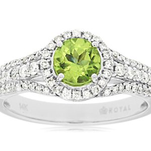 PERIDOT & DIAMOND RING