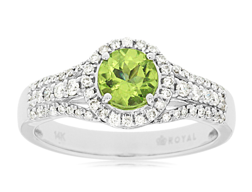 PERIDOT & DIAMOND RING