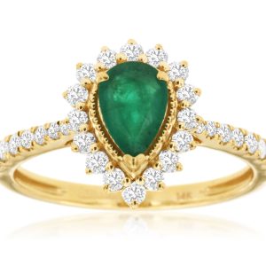EMERALD & DIAMOND RING