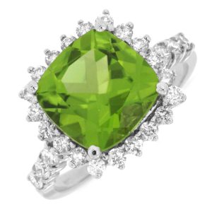 PERIDOT & DIAMOND RING