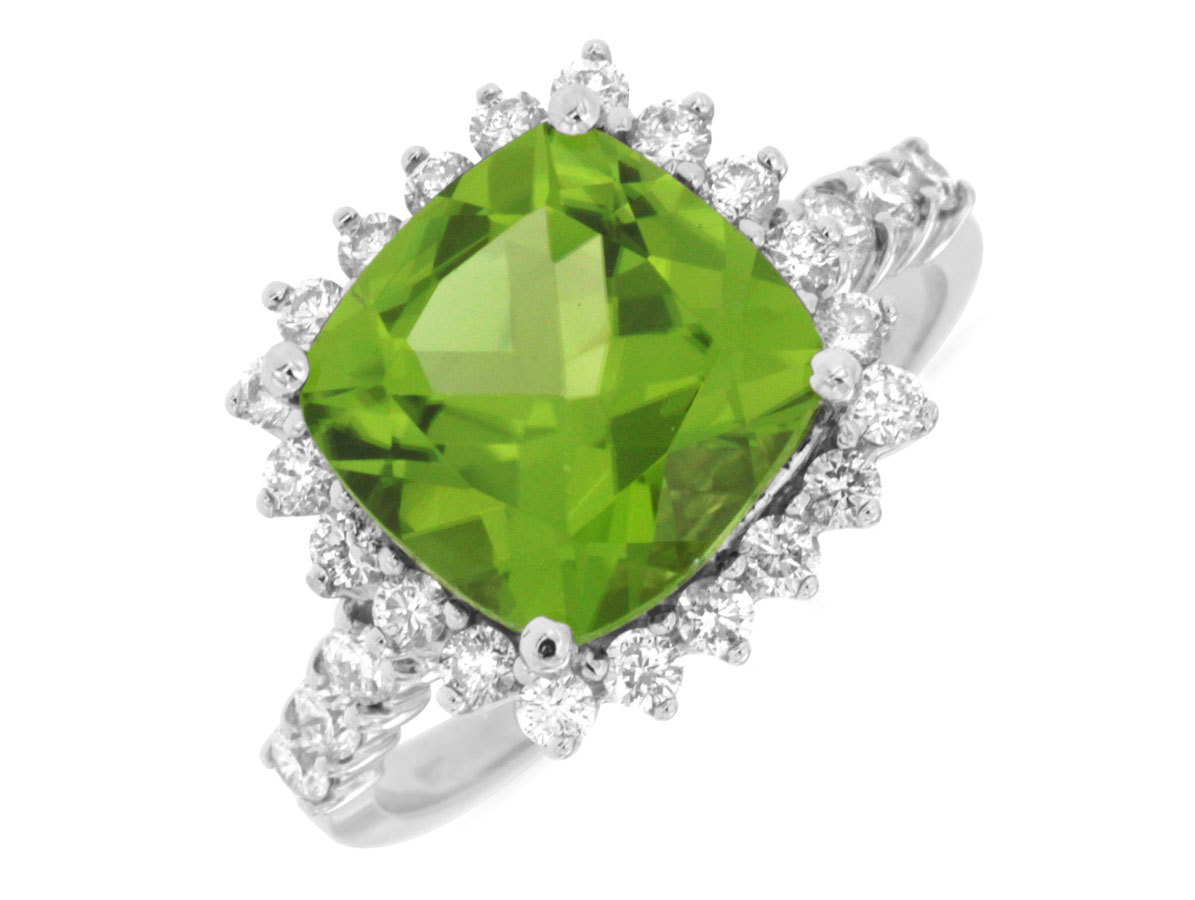 PERIDOT & DIAMOND RING