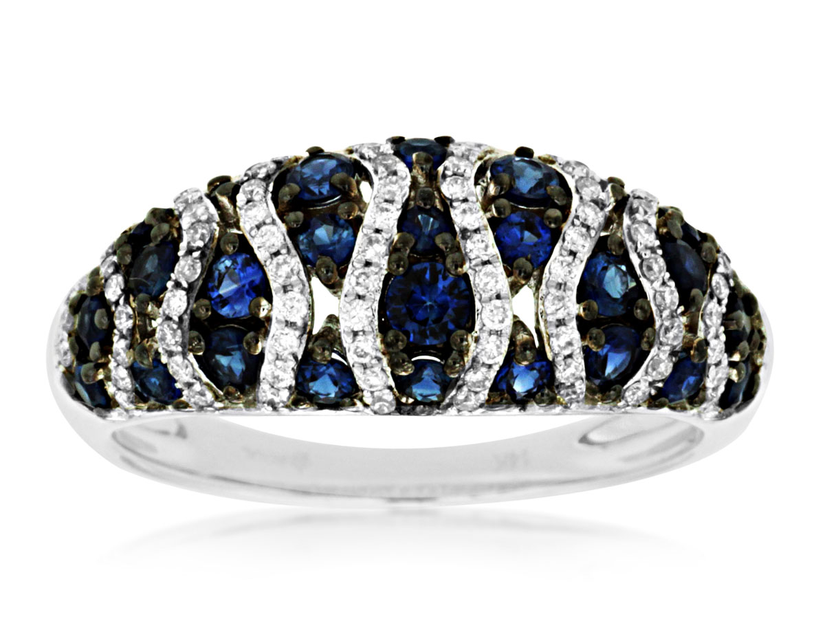 SAPPHIRE & DIAMOND RING