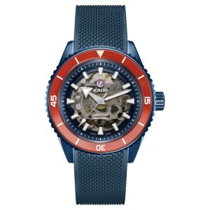 Captain Cook Blue High Tech Ceramic Skeleton Limited Edition