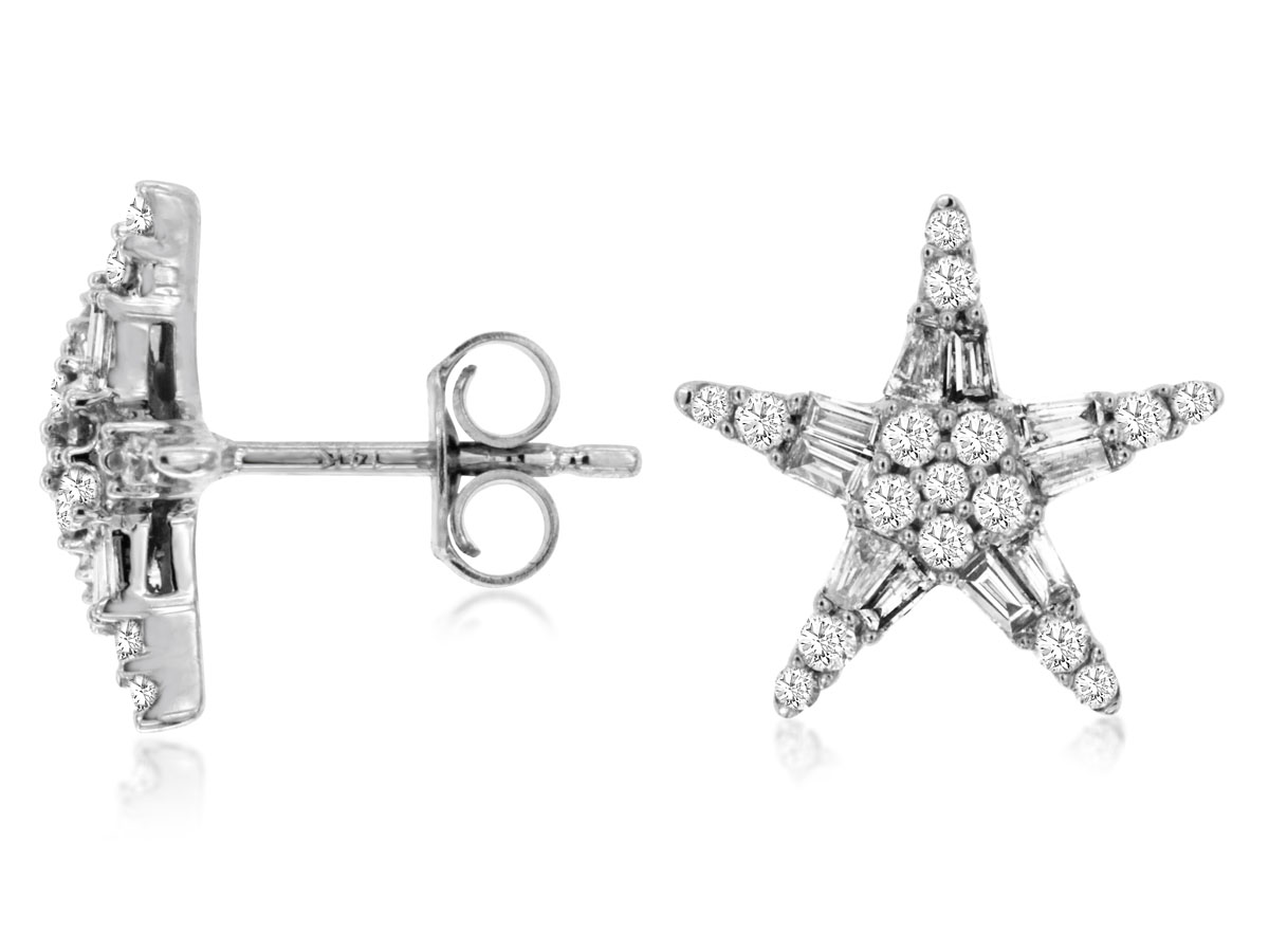 DIAMOND STAR EARRING