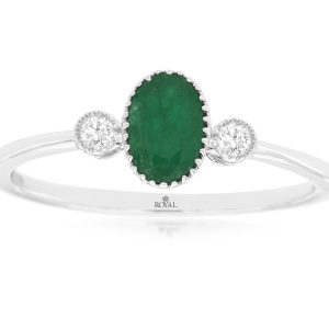 EMERALD & DIAMOND RING