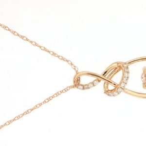 MORGANITE & DIAMOND PENDANT