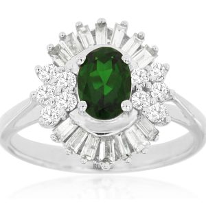 RUSSALITE & DIAMOND RING