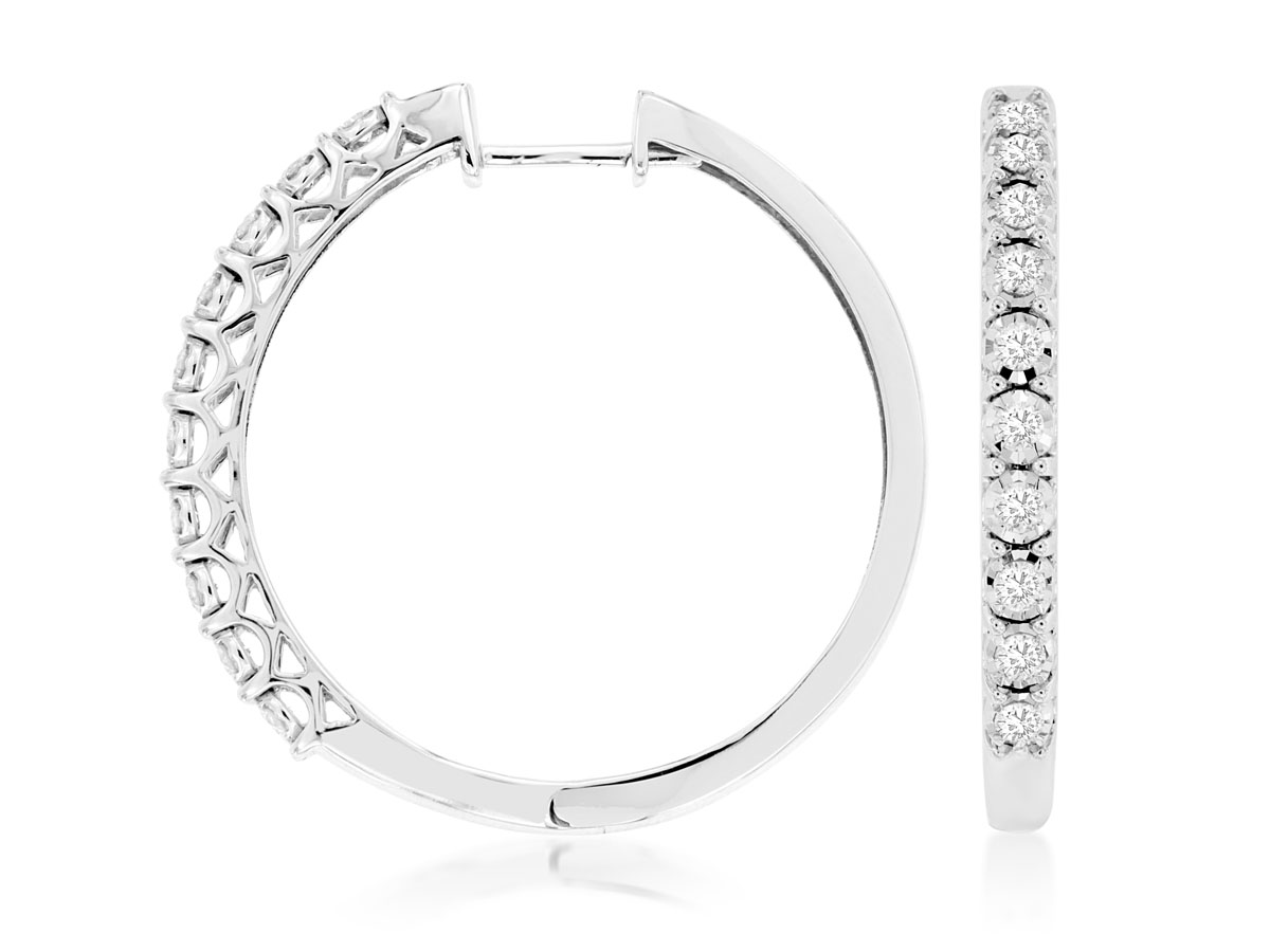 DIAMOND HOOPS 37MM