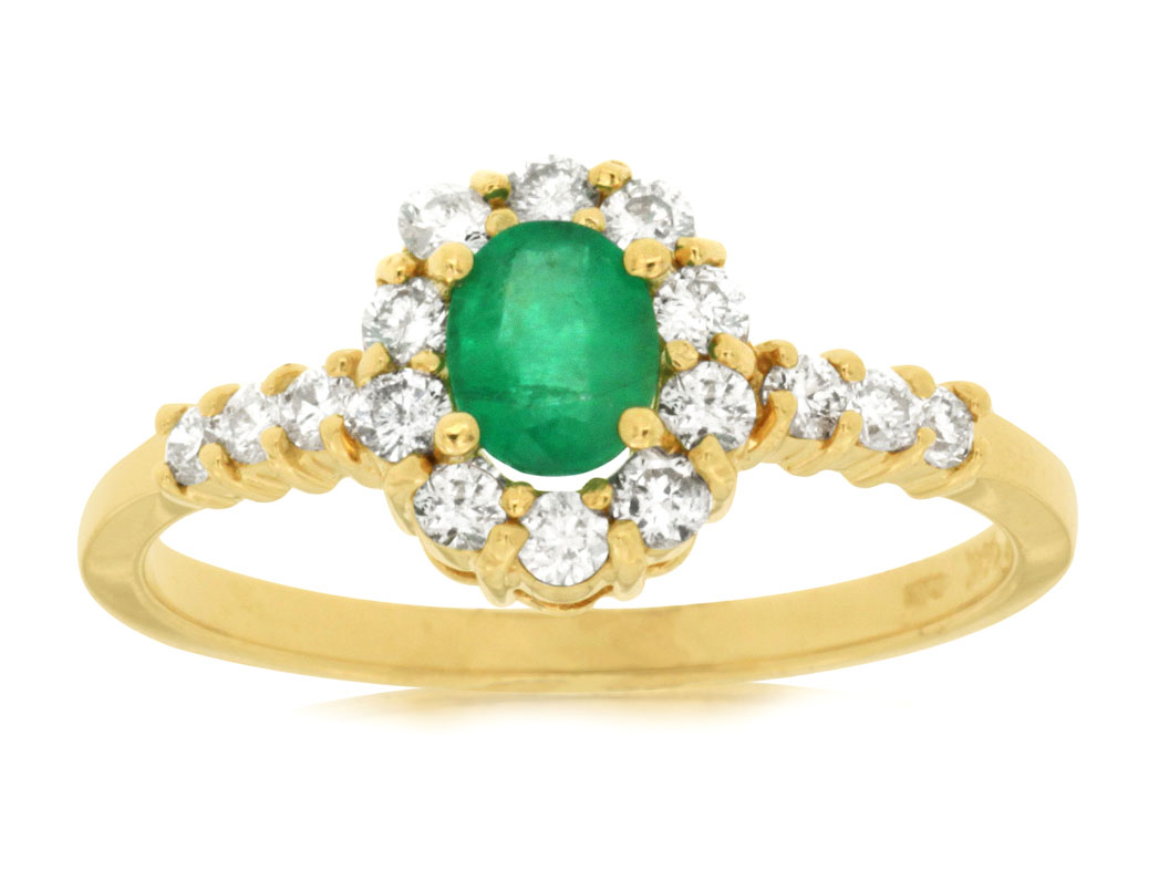 EMERALD & DIAMOND RING
