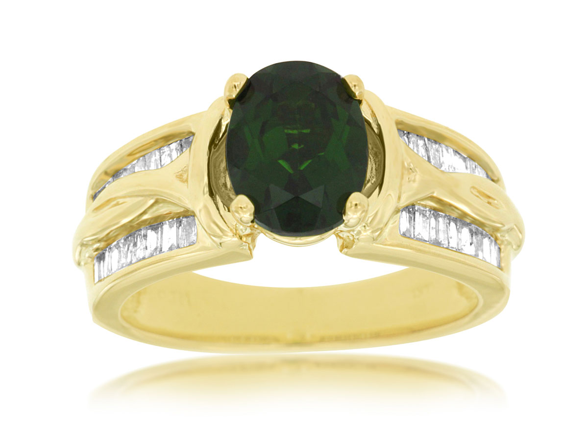 RUSSALITE & DIAMOND RING