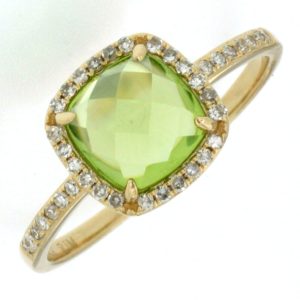 PERIDOT & DIAMOND RING