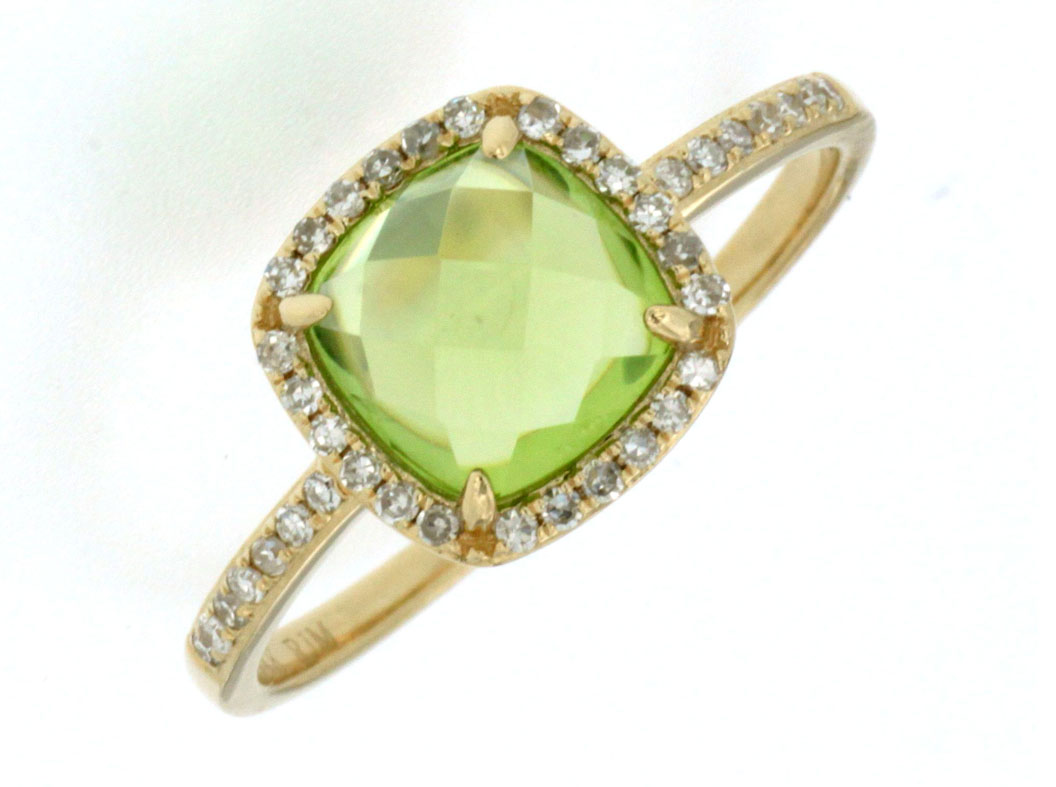 PERIDOT & DIAMOND RING