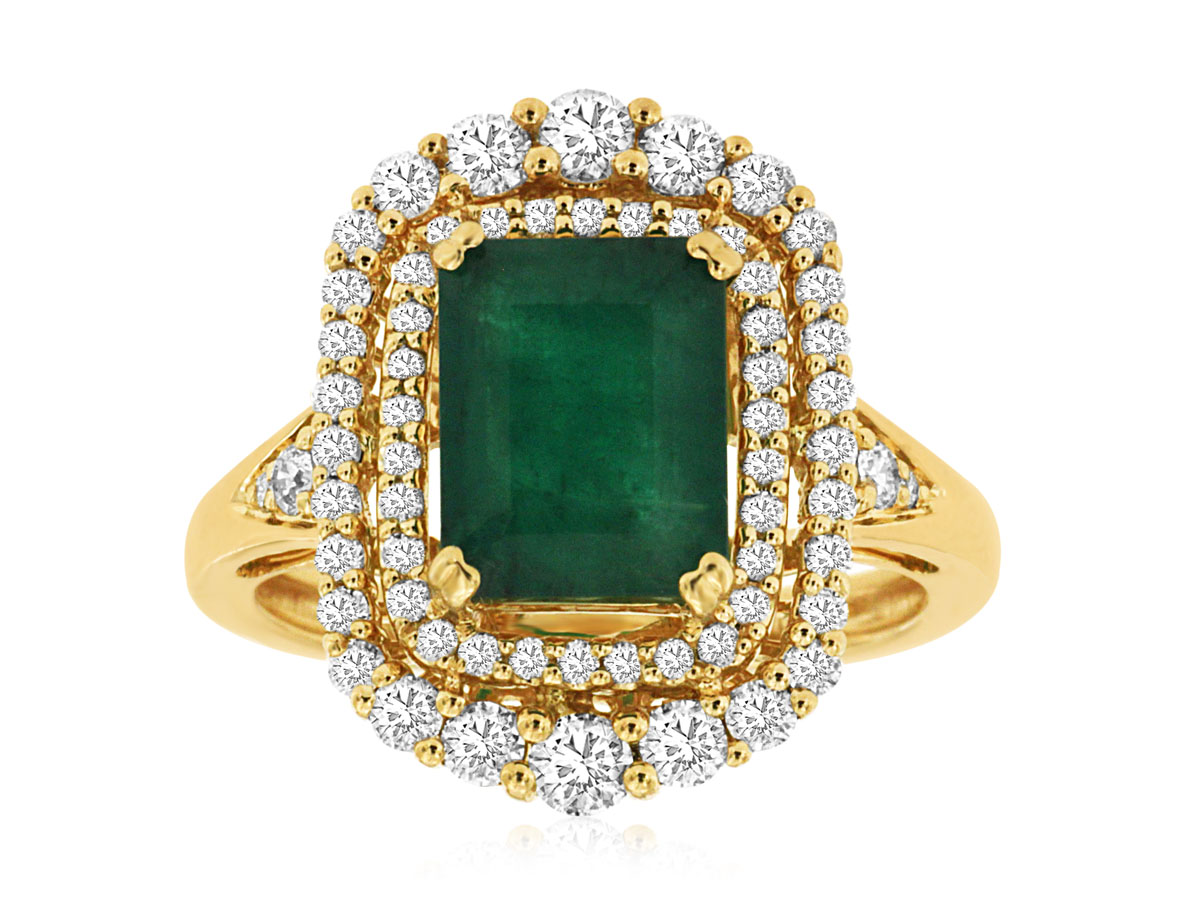 EMERALD & DIAMOND RING