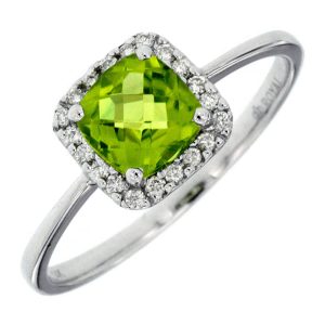 PERIDOT & DIAMOND RING