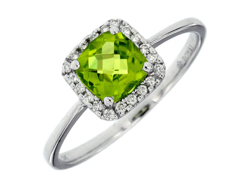 PERIDOT & DIAMOND RING