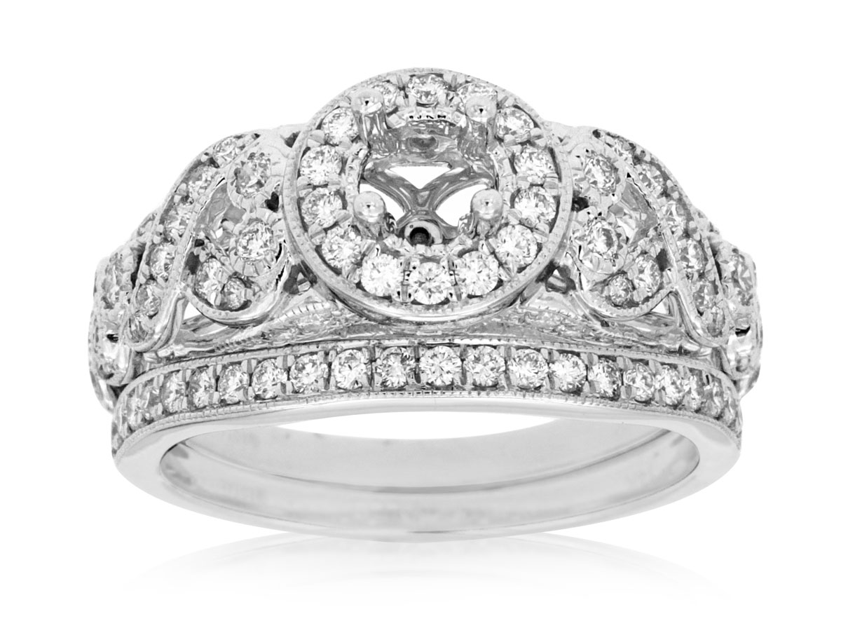 SEMI MOUNT WITH WEDDING RING