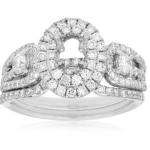 SEMI MOUNT WITH WEDDING RING