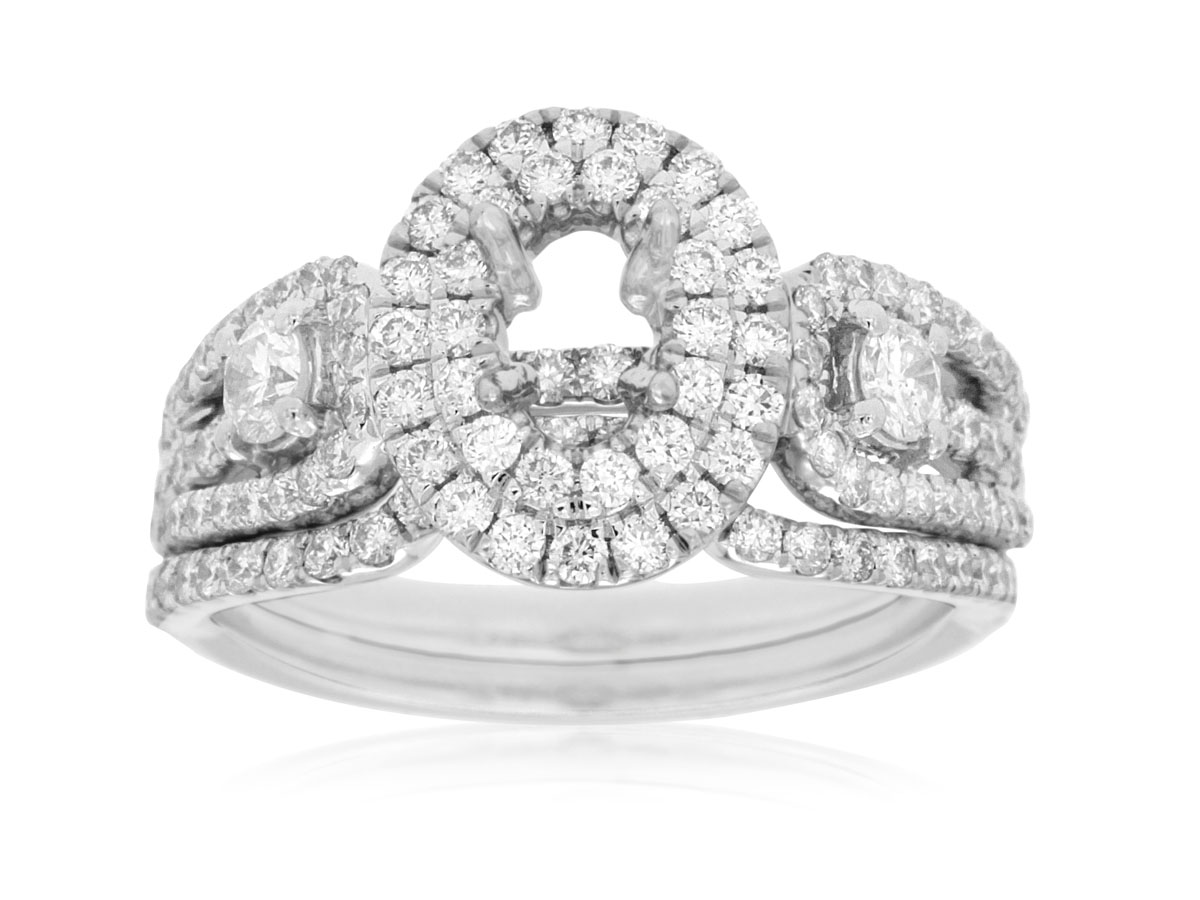 SEMI MOUNT WITH WEDDING RING