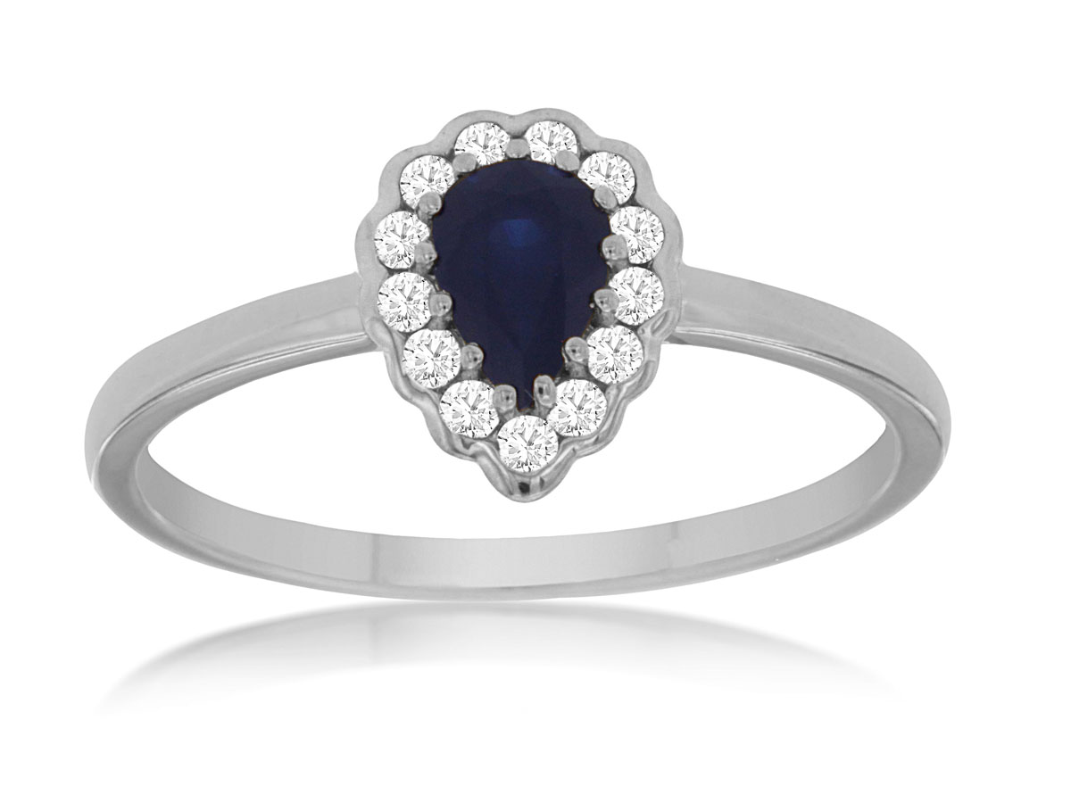 SAPPHIRE & DIAMOND RING