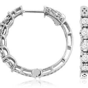 DIAMOND HOOPS 26MM