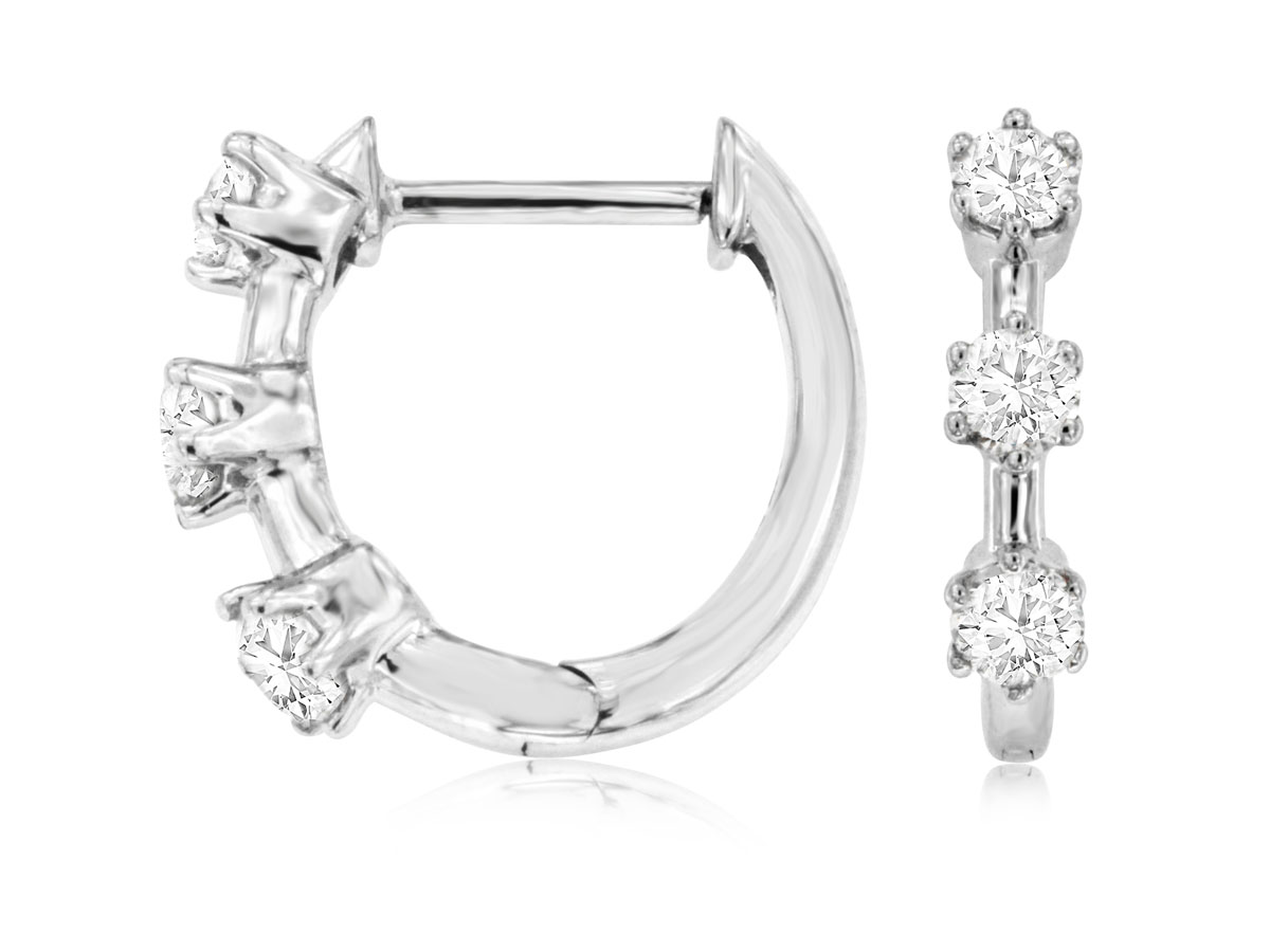 DIAMOND HOOPS 13MM