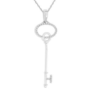DIAMOND KEY PENDANT