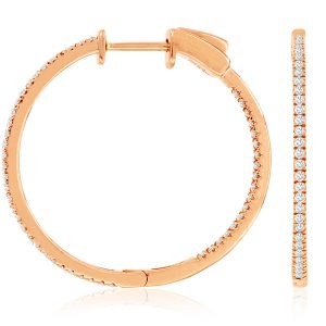 DIAMOND HOOPS 28MM