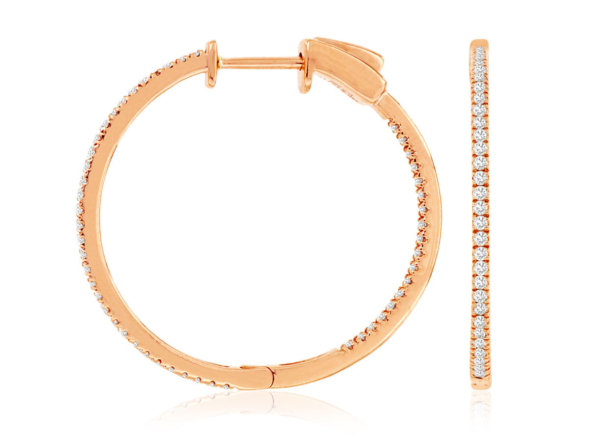 DIAMOND HOOPS 28MM