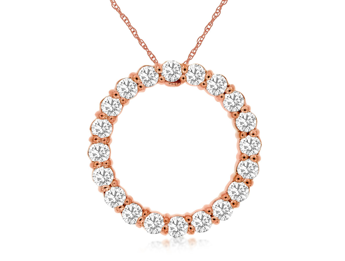 DIAMOND CIRCLE PENDANT