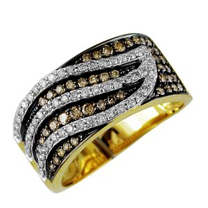 DIAMOND & MOCHA DIAMOND RING