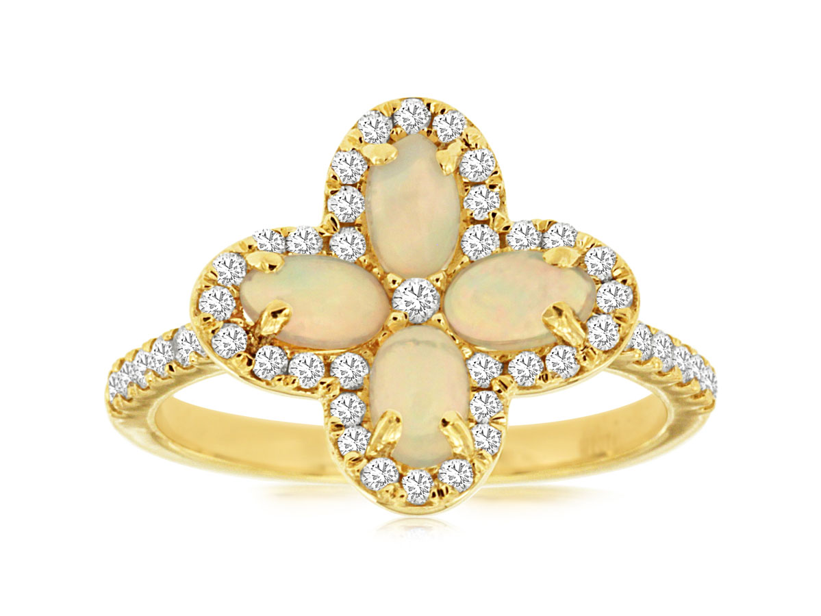 OPAL & DIAMOND RING