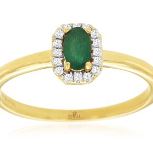 EMERALD & DIAMOND RING