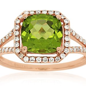 PERIDOT & DIAMOND RING