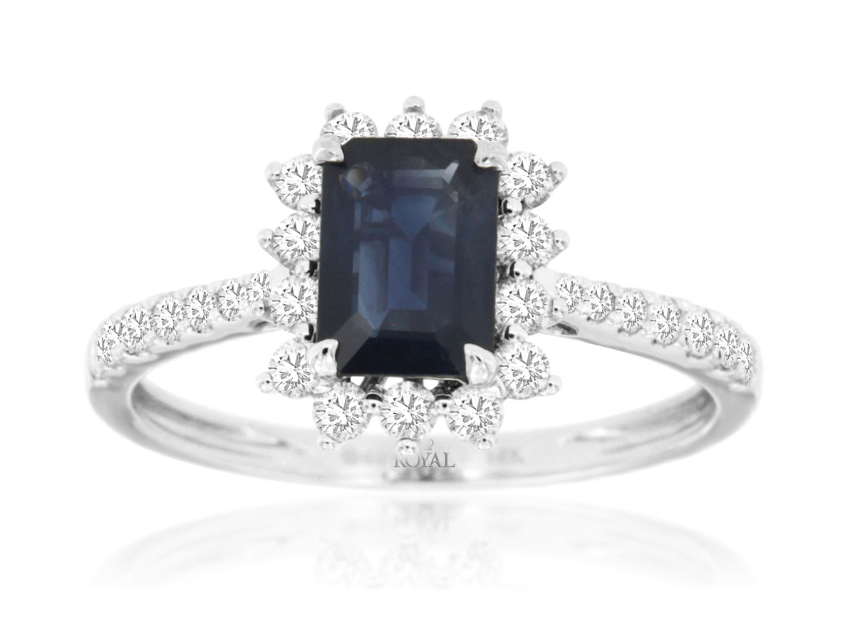 SAPPHIRE & DIAMOND RING