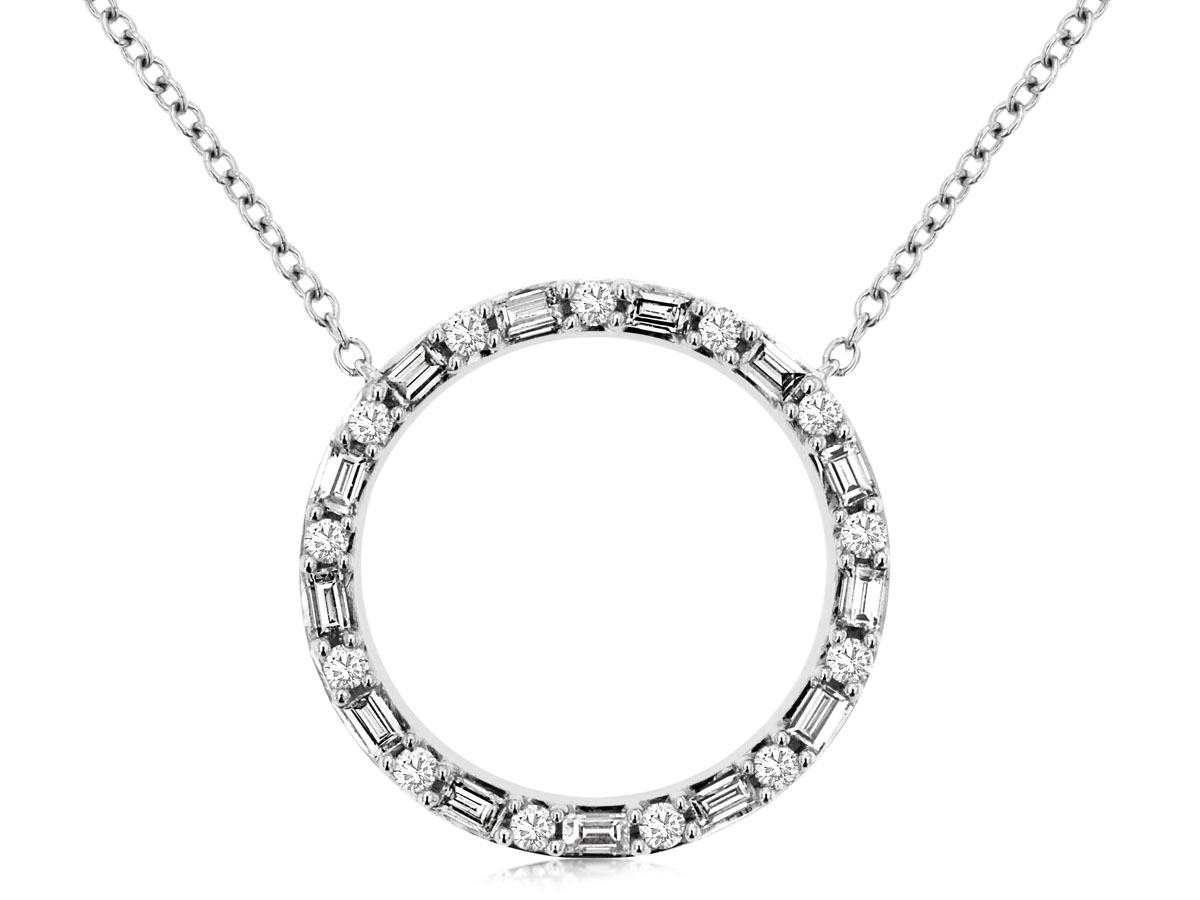 DIAMOND CIRCLE NECKLACE