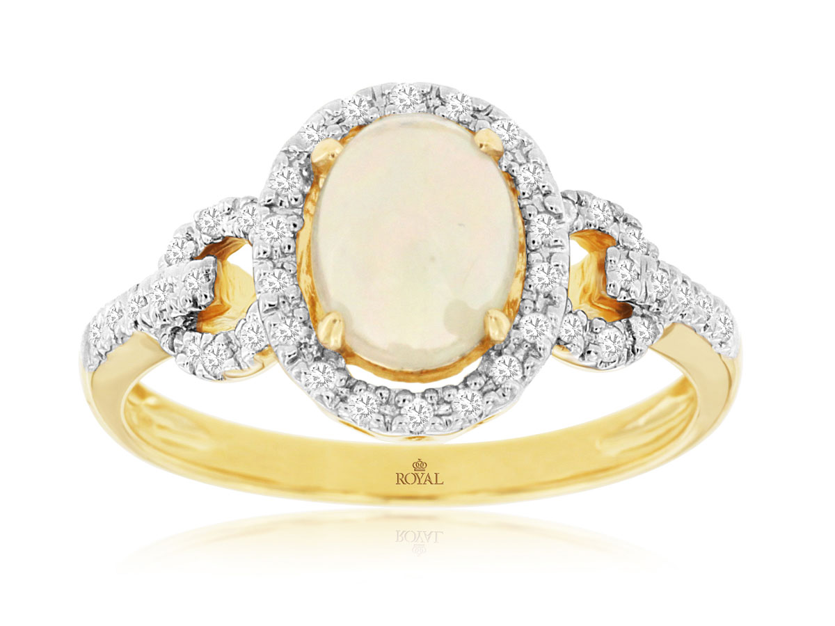 OPAL & DIAMOND RING