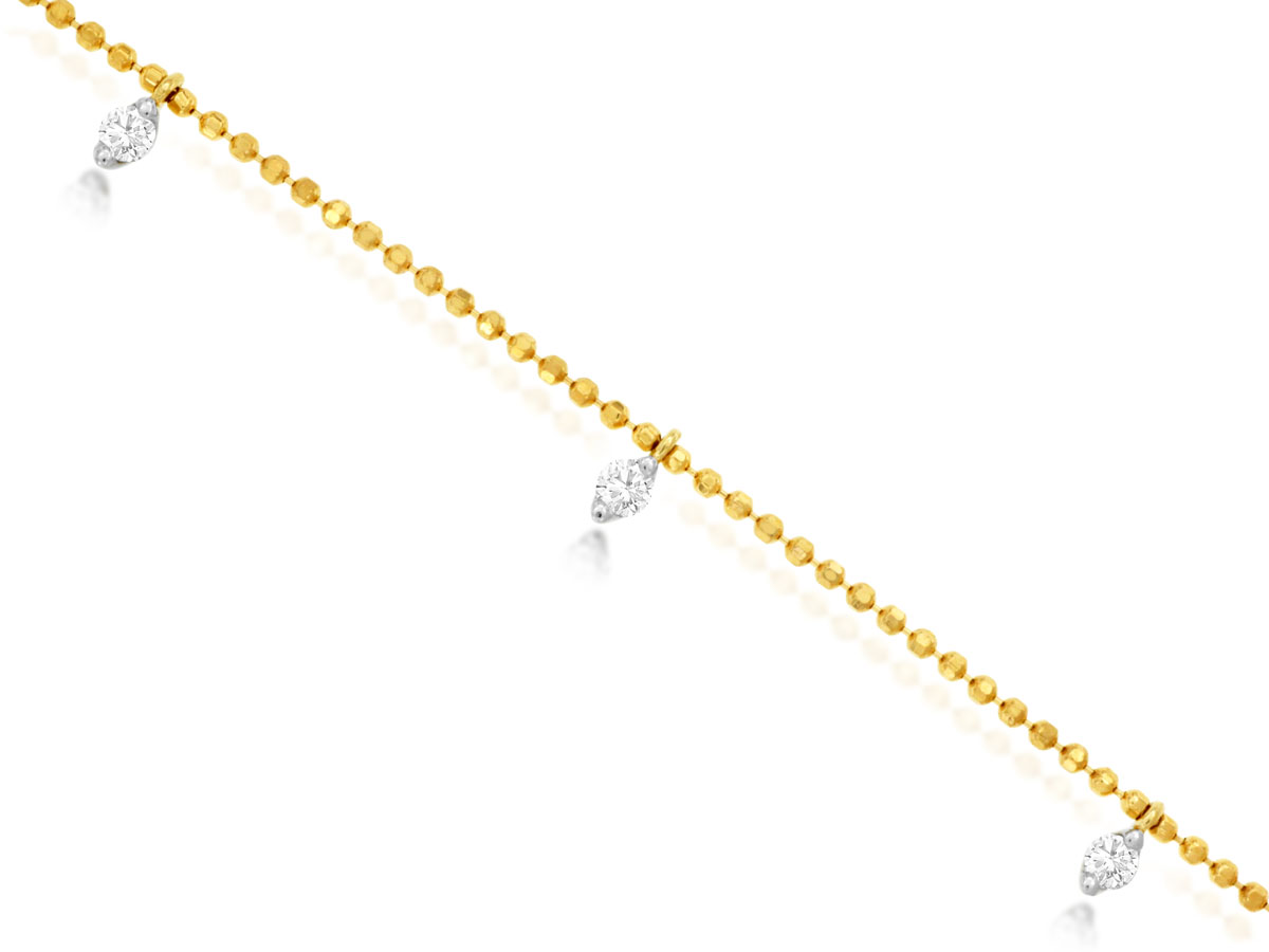 5 STATION DIAMOND BRACELET