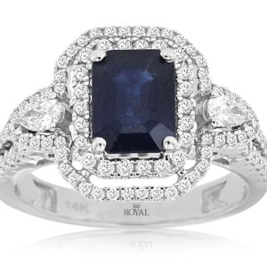SAPPHIRE & DIAMOND RING