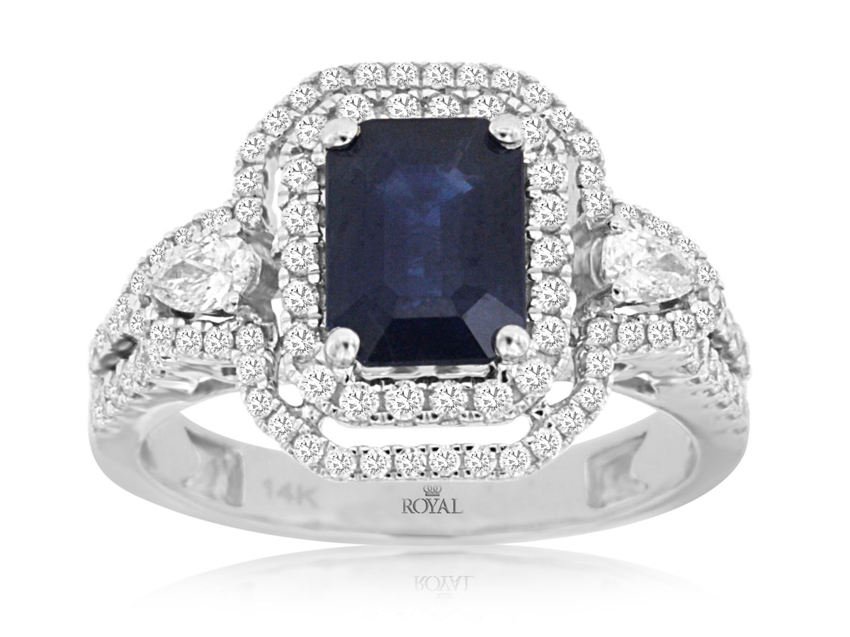 SAPPHIRE & DIAMOND RING