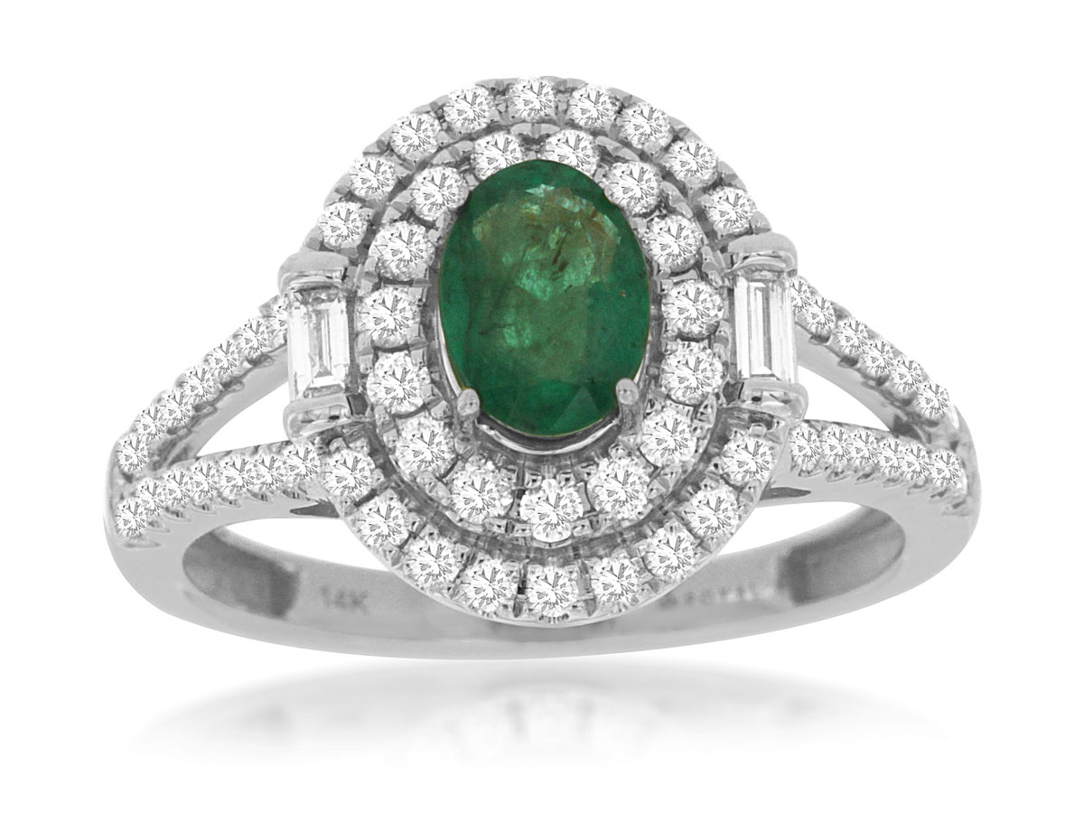 EMERALD & DIAMOND RING