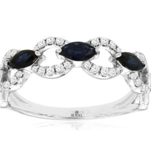 SAPPHIRE & DIAMOND RING