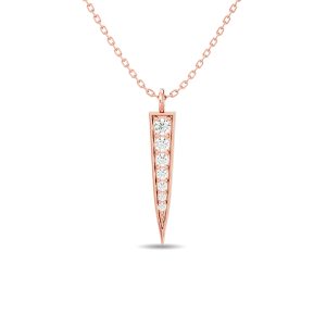 Diamond Fashion Pendant 1/6 Ct.tw in 10K Rose Gold
