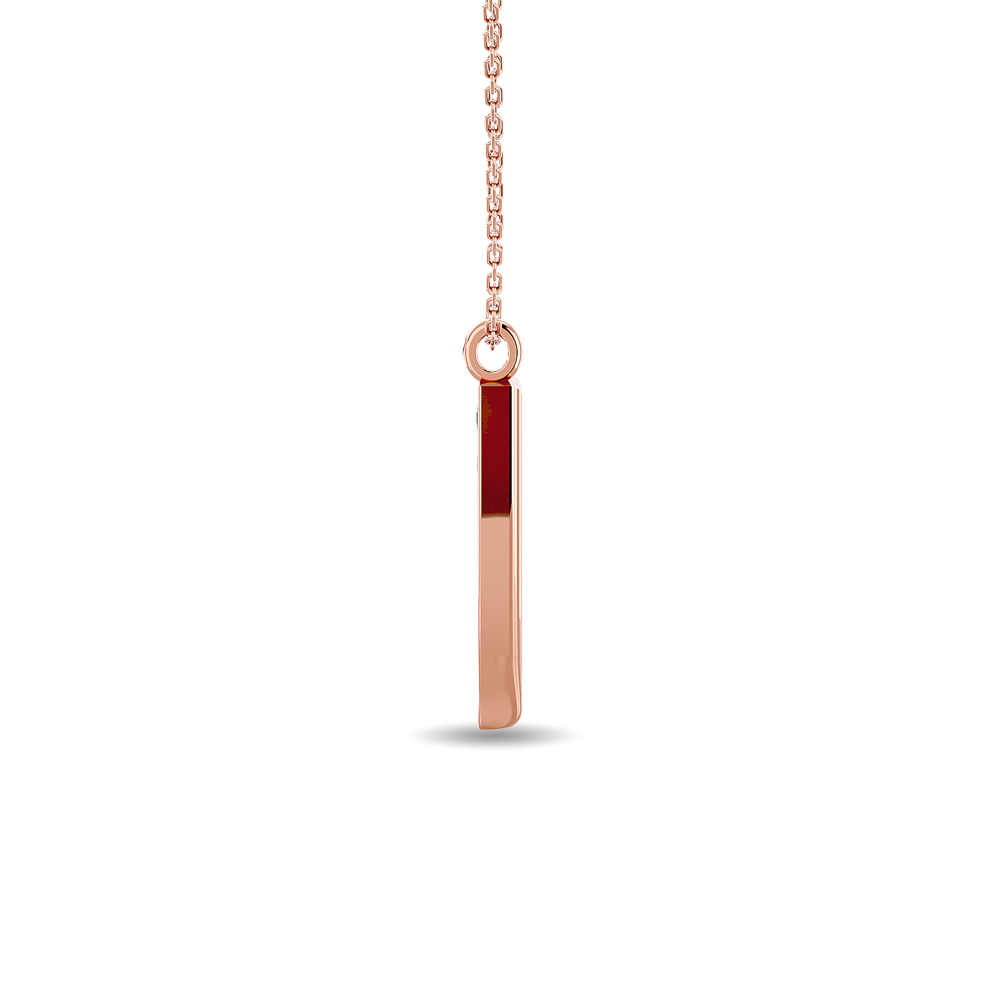 Diamond Fashion Pendant 1/6 Ct.tw in 10K Rose Gold
