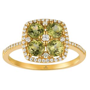 PERIDOT & DIAMOND RING
