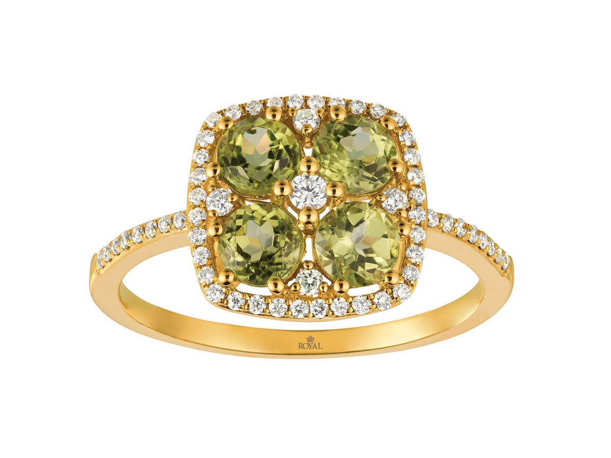 PERIDOT & DIAMOND RING