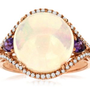 OPAL & DIAMOND RING