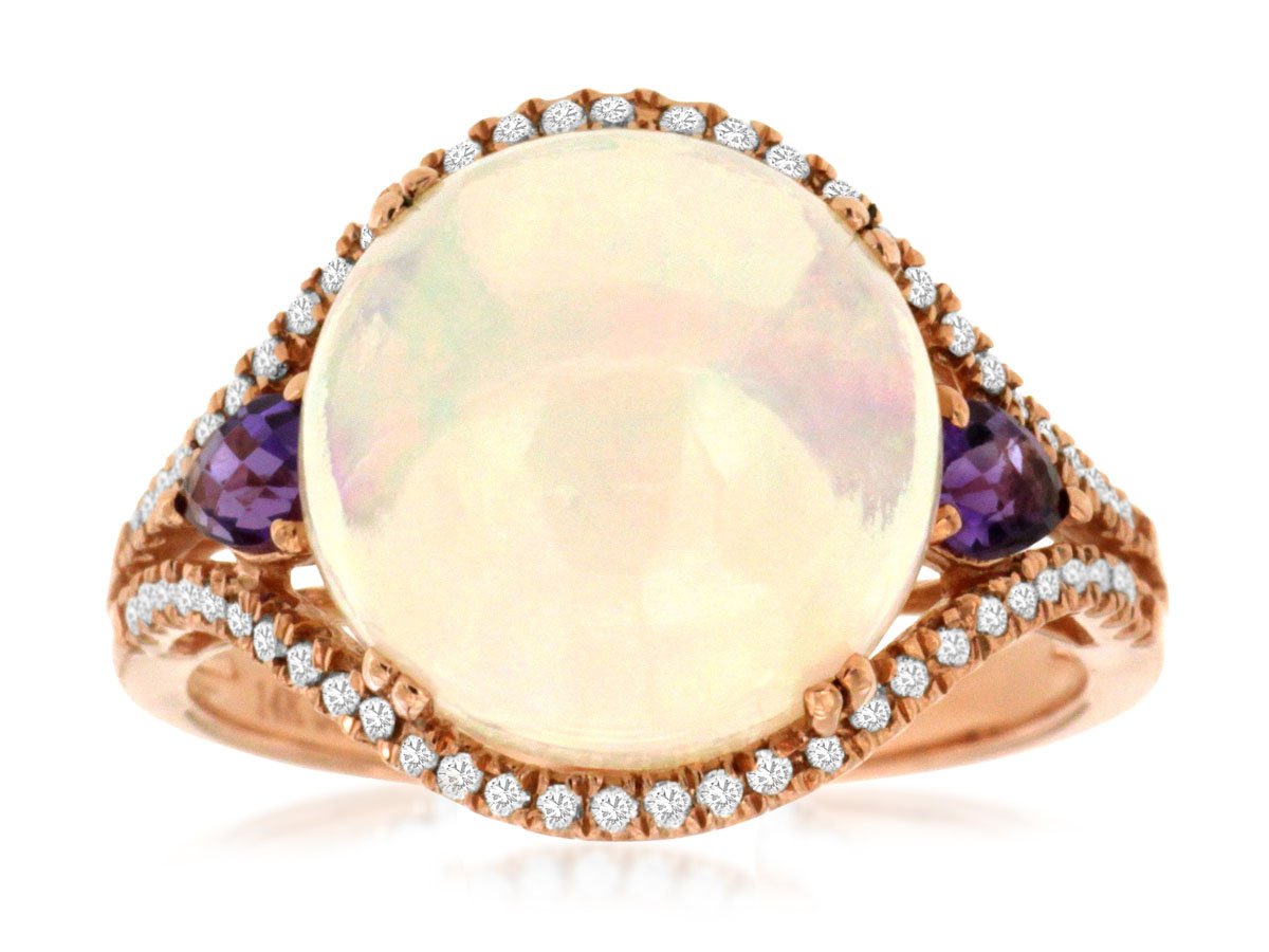 OPAL & DIAMOND RING